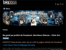 Tablet Screenshot of american-bully.ro